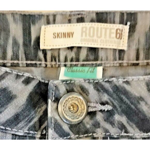 Route 66 Women's Jeans Size 16 Color Black/Gray Mid Rise‎ Ladies Denim Jeans - Picture 5 of 8